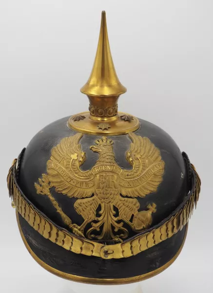 Prussian Line Infantry Officer Pickelhaube Visuel 1 principal